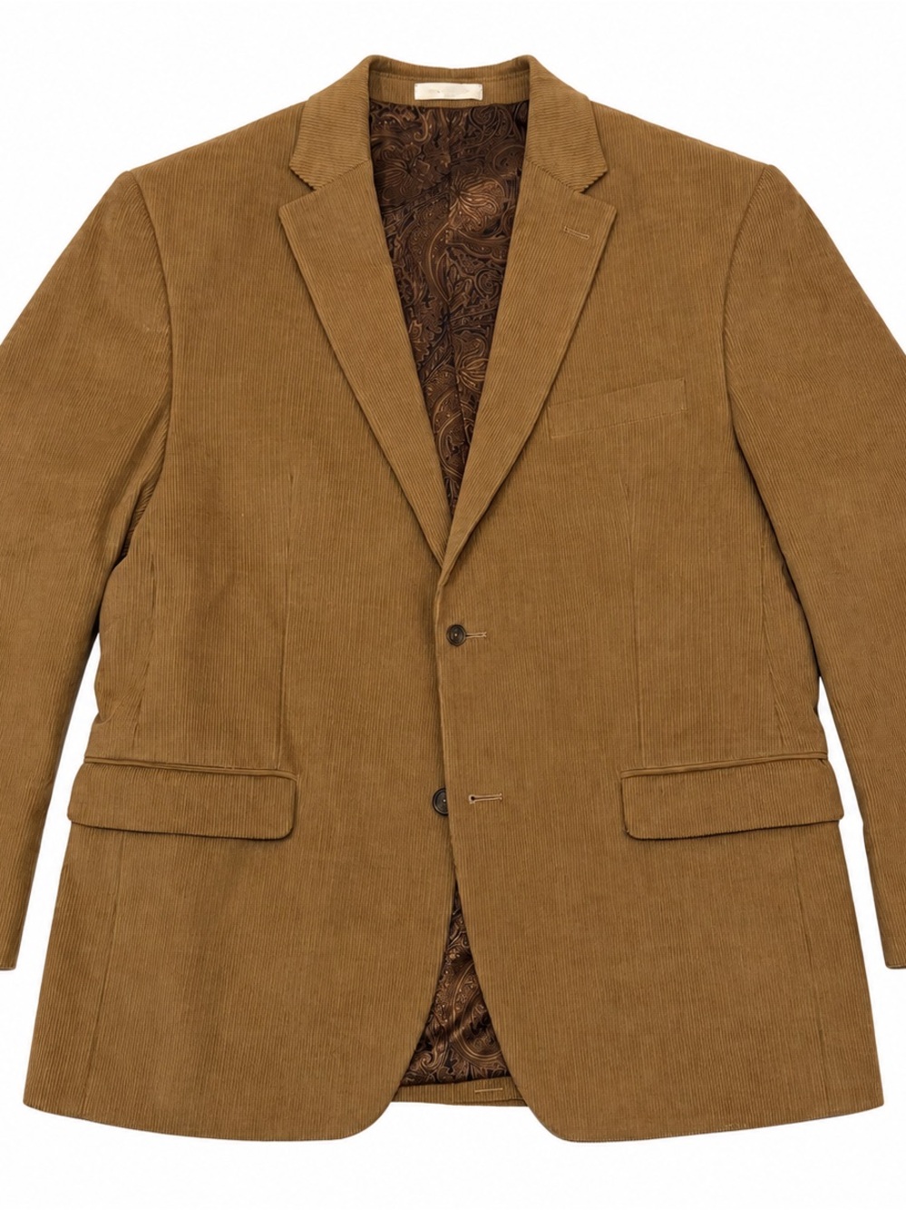 Chaps Corduroy Sport Coat in Camel Brown